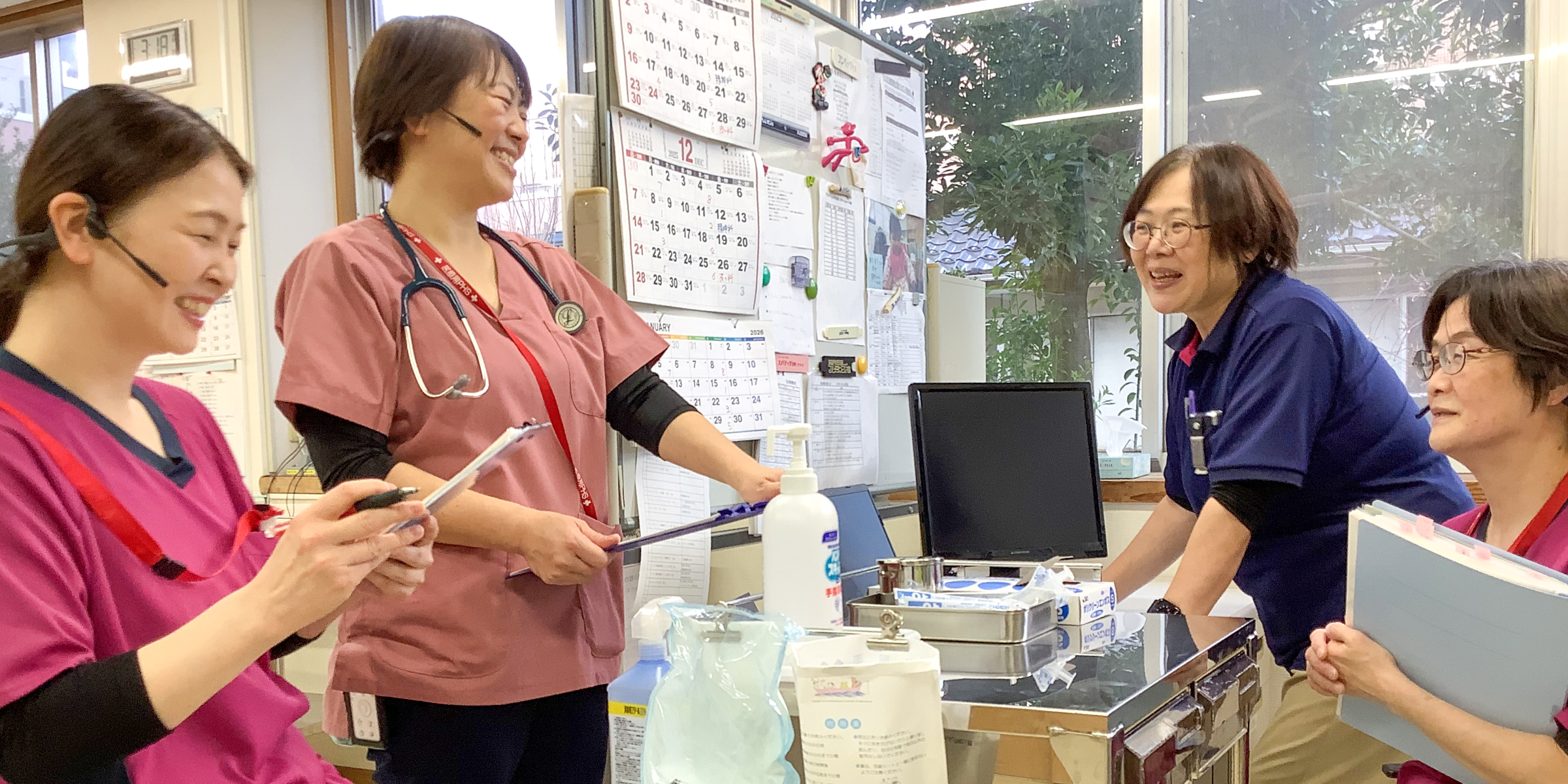 恵泉会で働くスタッフの様子