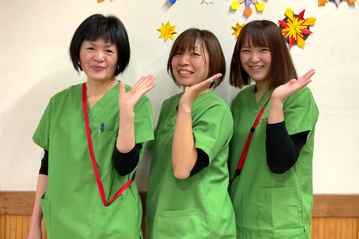 同僚達の写真