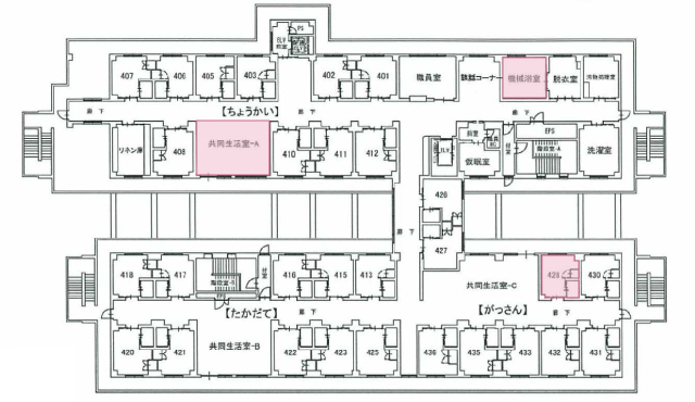 4階平面図